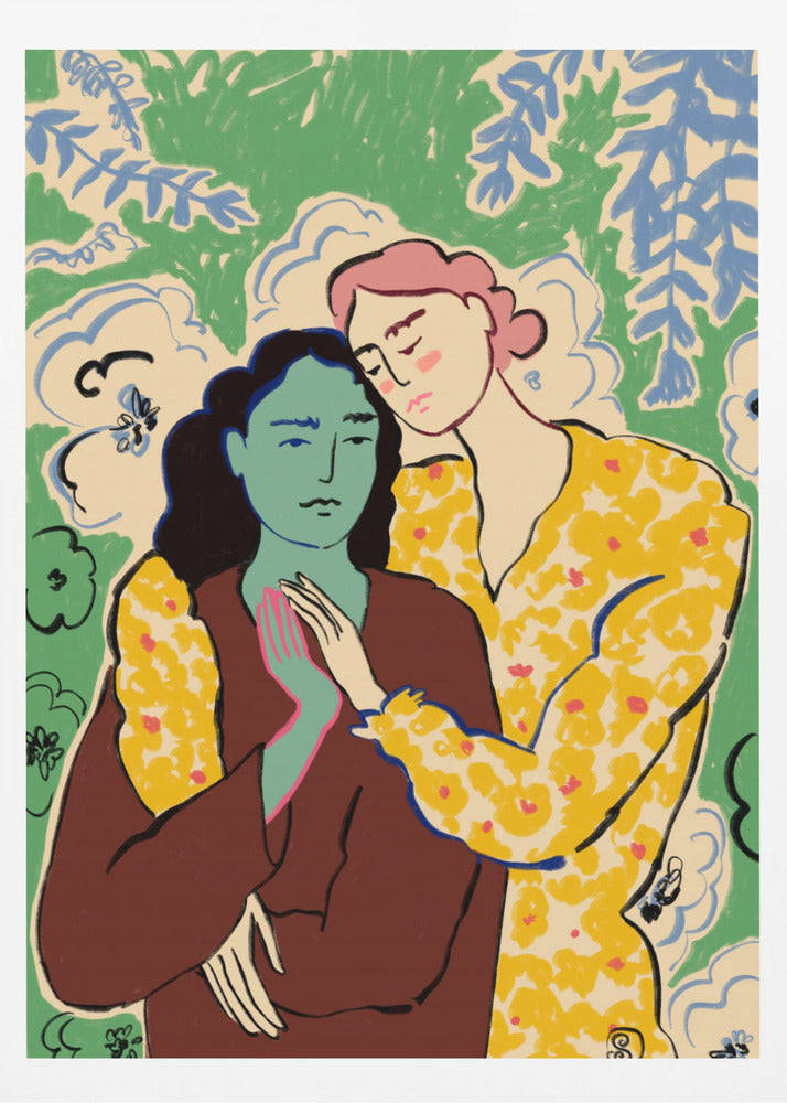 Holding Hands - Poster / Art Print