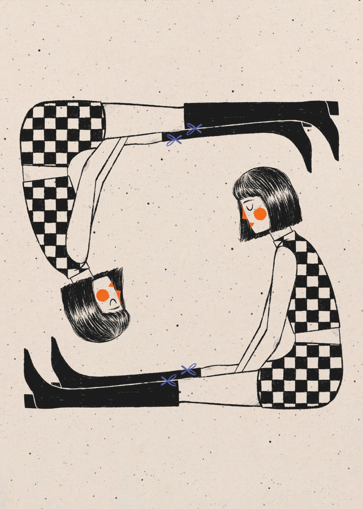 Sitting With My Thoughts - Poster / Art Print