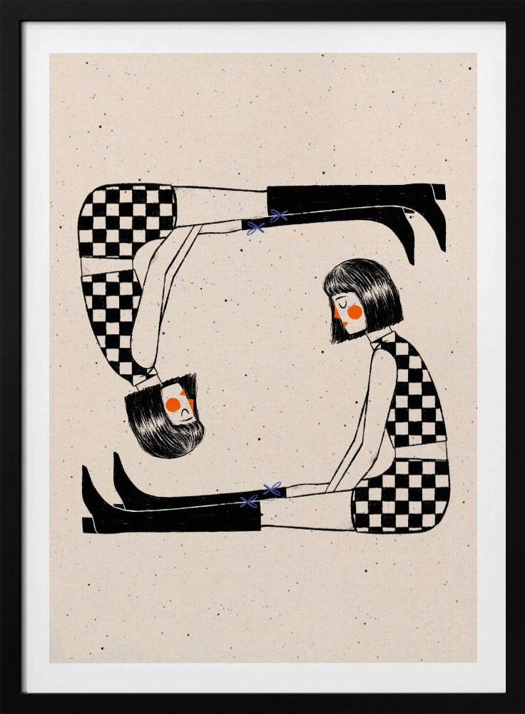 Sitting With My Thoughts - Poster / Art Print