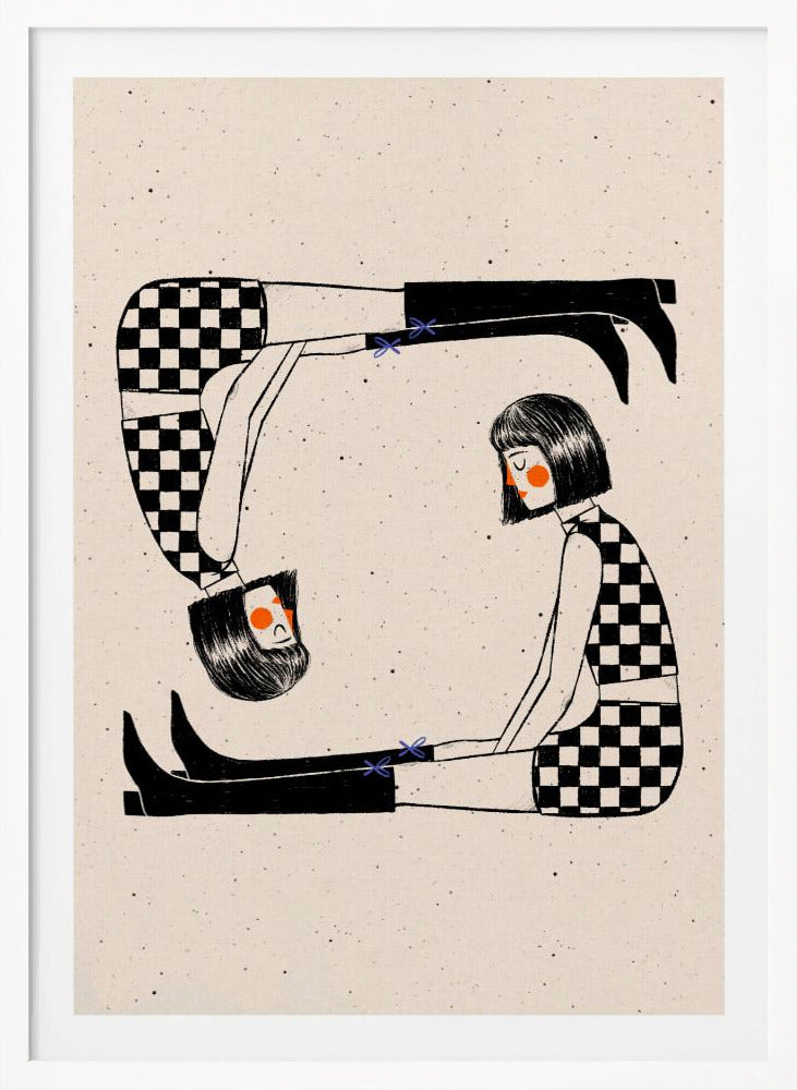 Sitting With My Thoughts - Poster / Art Print