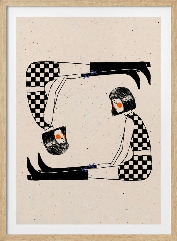 Sitting With My Thoughts - Poster / Art Print