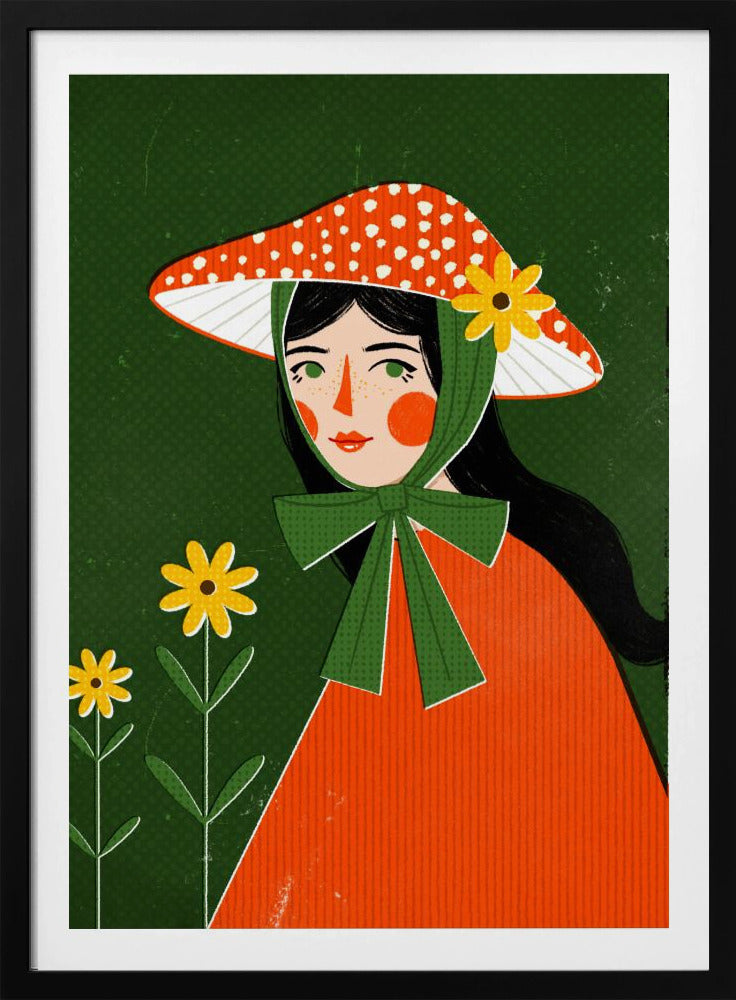 Mushroom Girl - Poster / Art Print