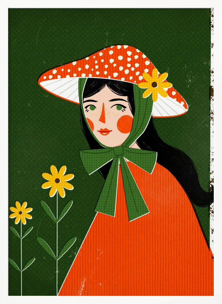 Mushroom Girl - Poster / Art Print
