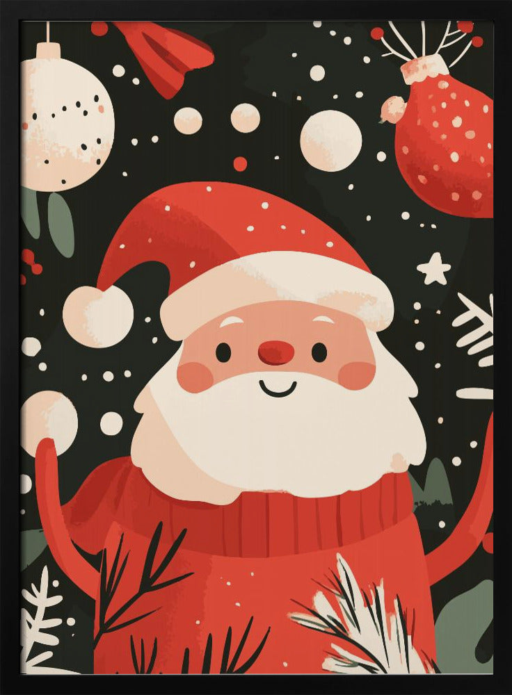 Happy Santa - Poster / Art Print