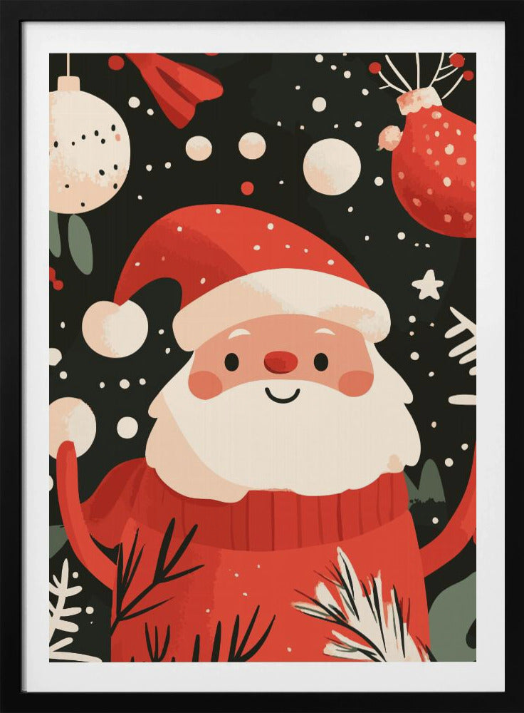 Happy Santa - Poster / Art Print