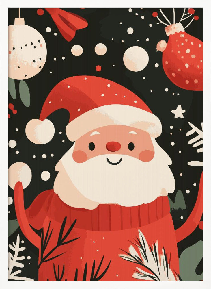 Happy Santa - Poster / Art Print