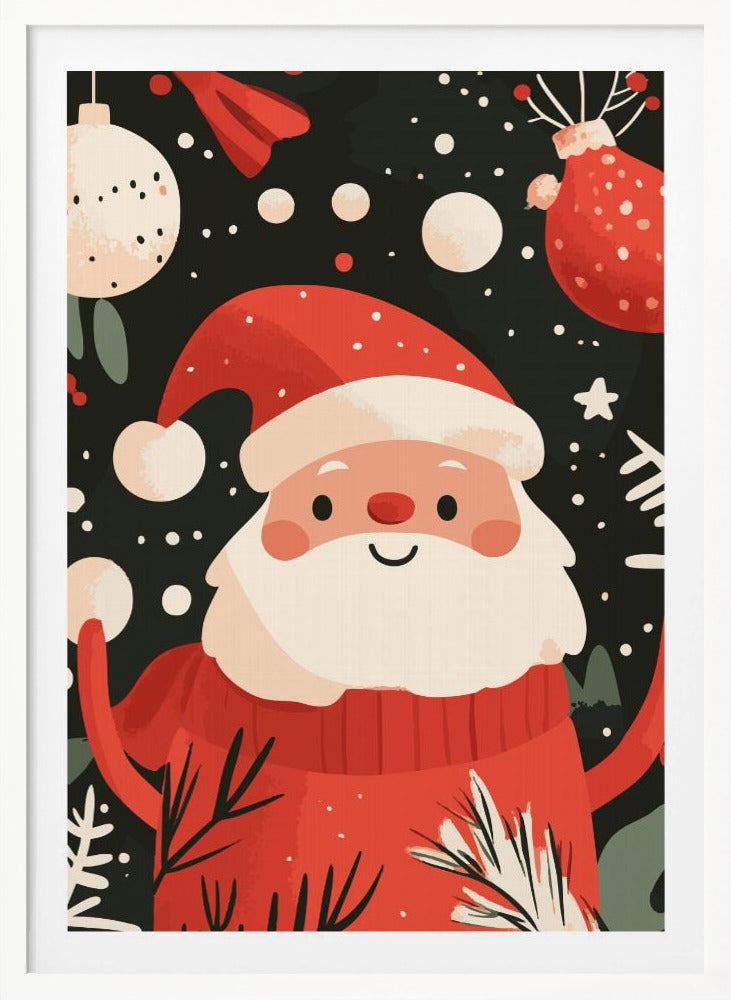 Happy Santa - Poster / Art Print