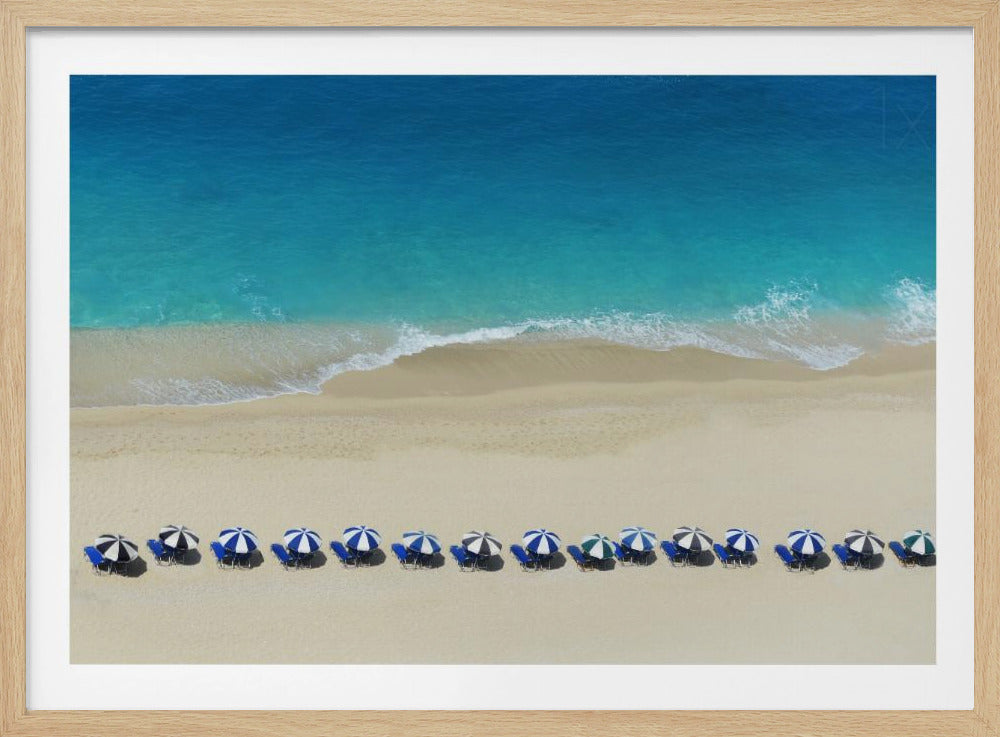 On the beach - Poster / Art Print