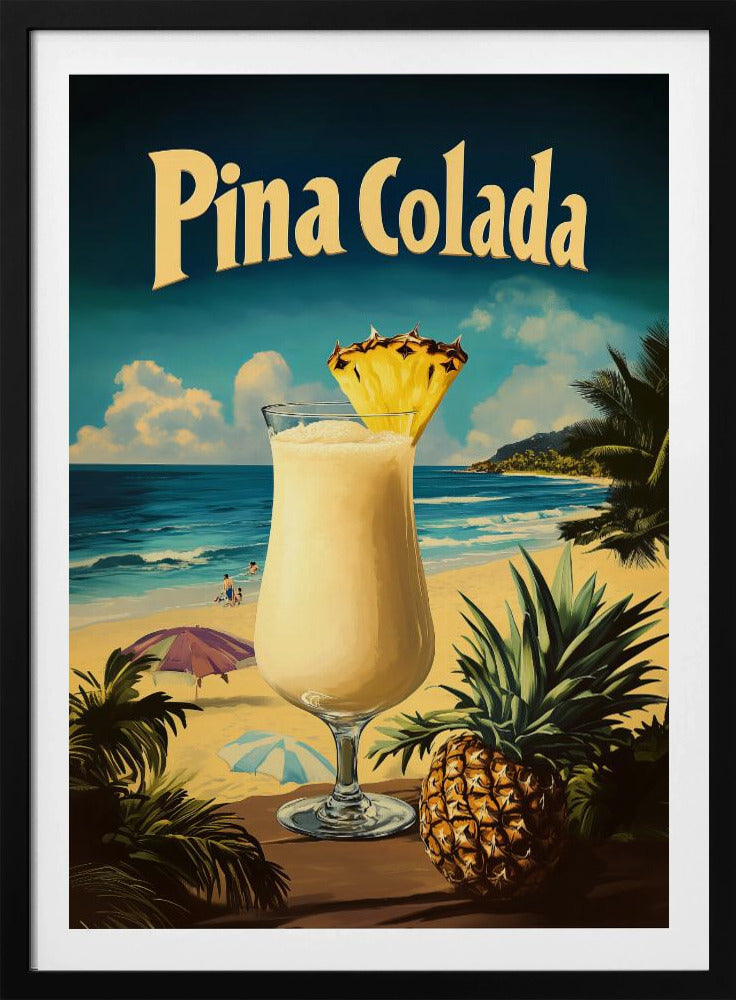 Pina Colada Vintage - Poster / Art Print