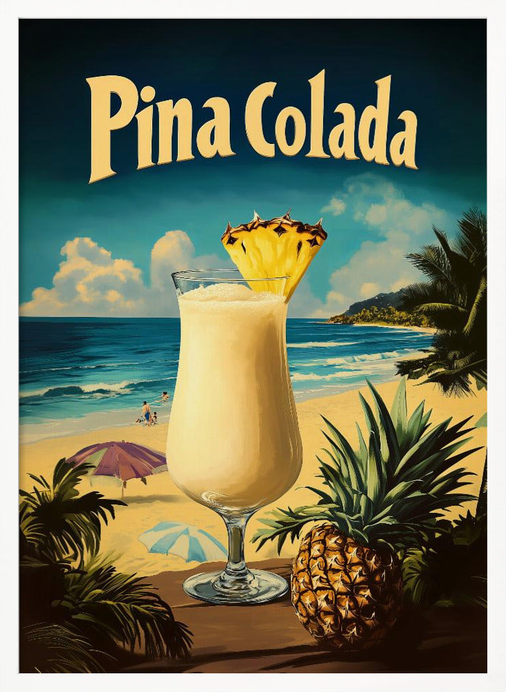 Pina Colada Vintage - Poster / Art Print