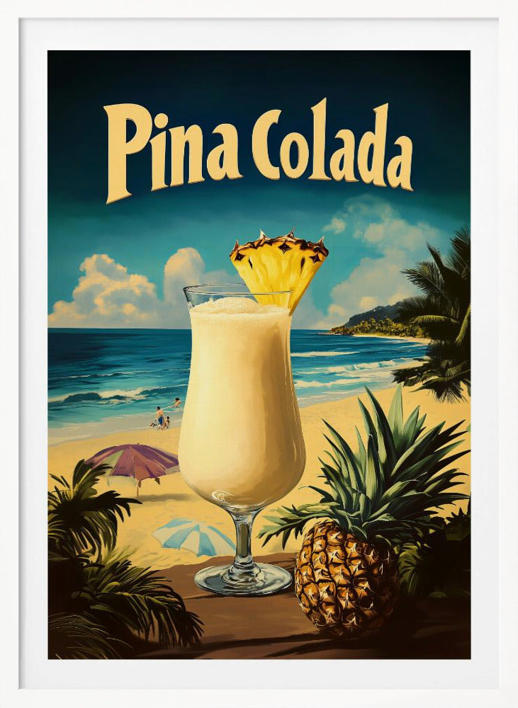 Pina Colada Vintage - Poster / Art Print