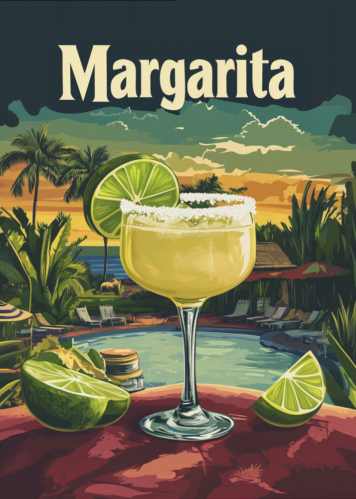 Margarita Vintage - Poster / Art Print