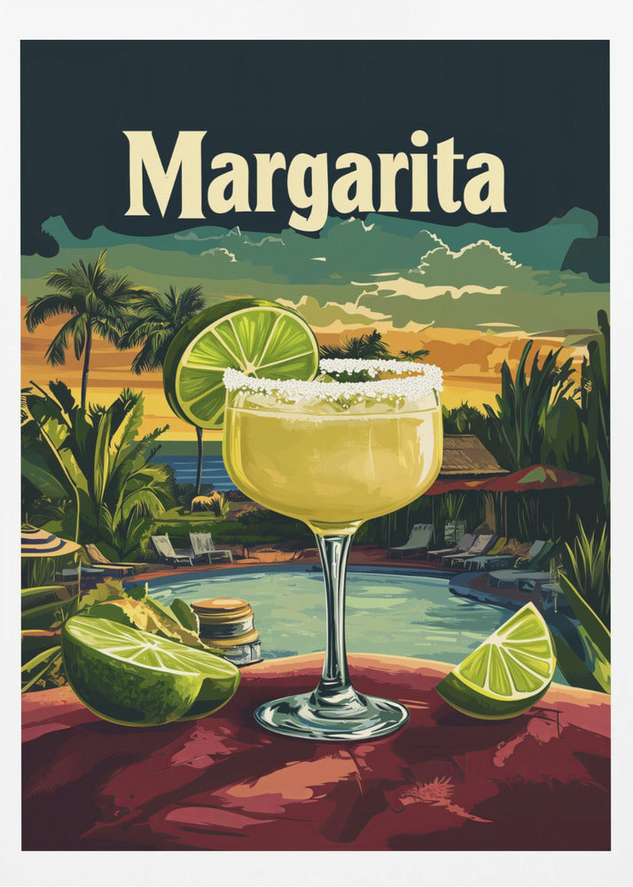 Margarita Vintage - Poster / Art Print