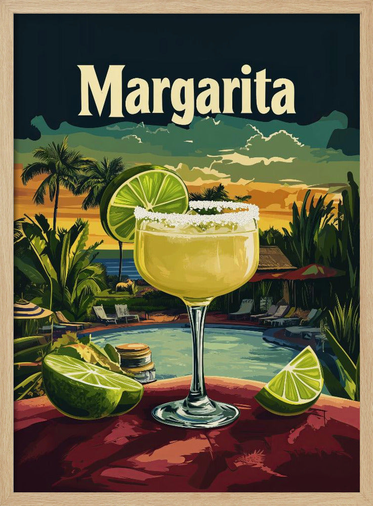 Margarita Vintage - Poster / Art Print