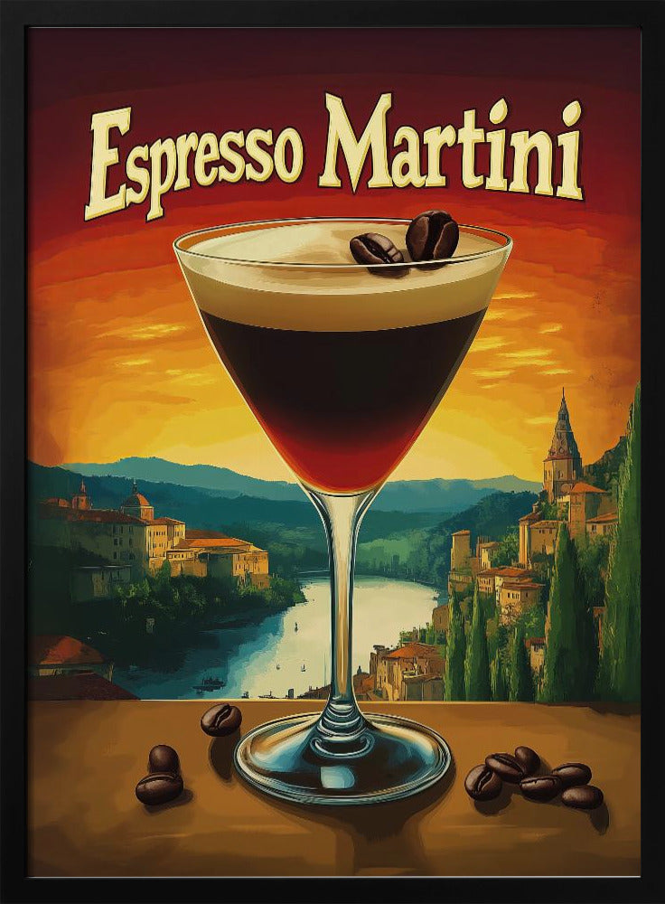 Espresso Martini Vintage - Poster / Art Print