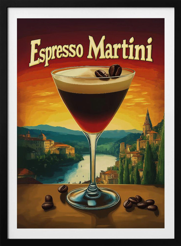 Espresso Martini Vintage - Poster / Art Print
