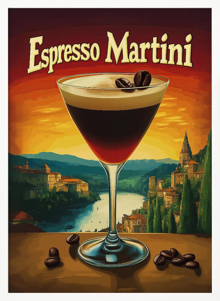 Espresso Martini Vintage - Poster / Art Print