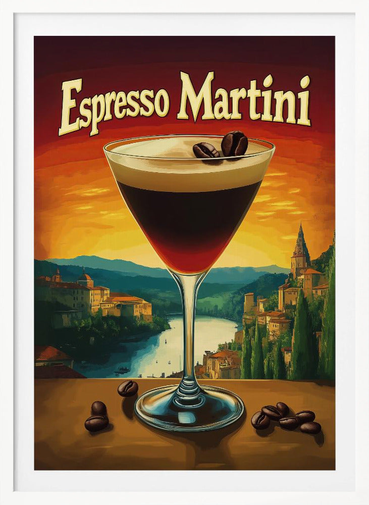 Espresso Martini Vintage - Poster / Art Print