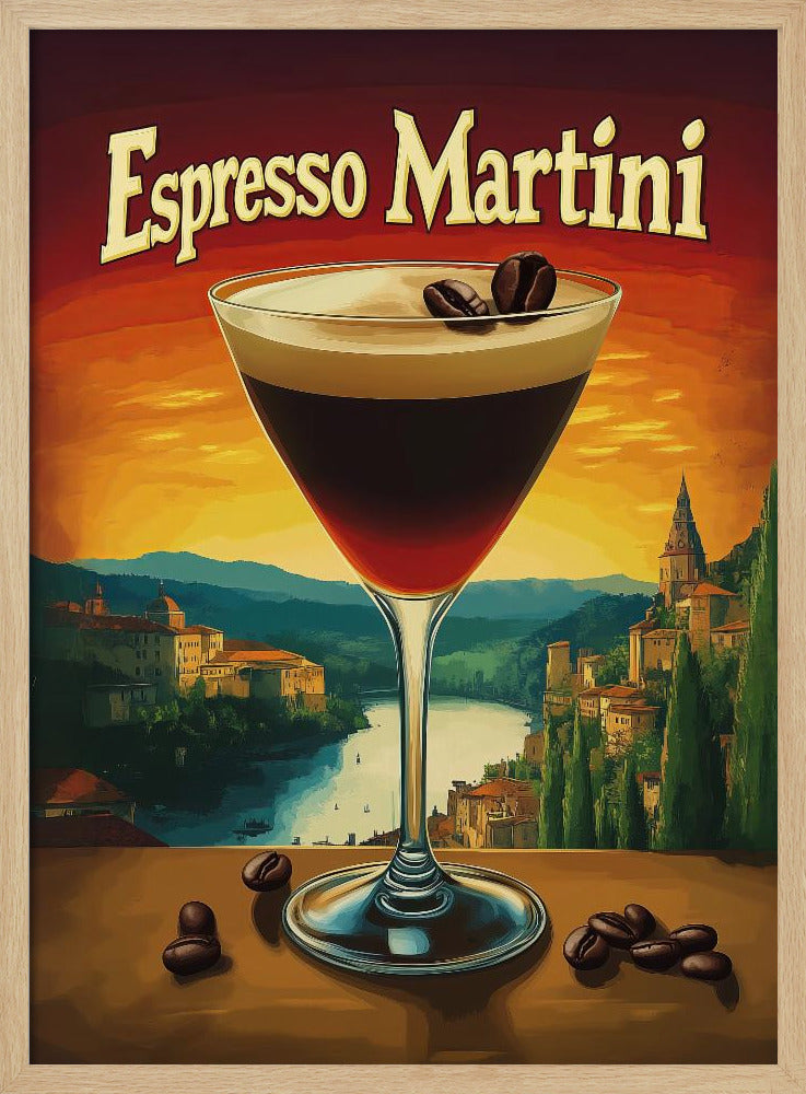 Espresso Martini Vintage - Poster / Art Print