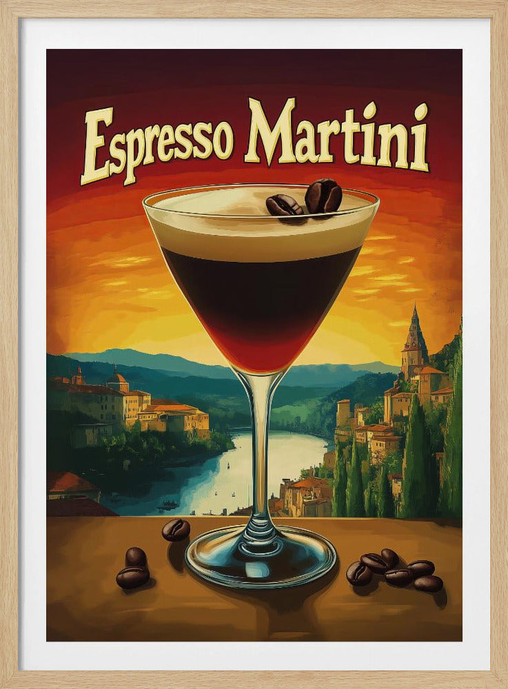 Espresso Martini Vintage - Poster / Art Print