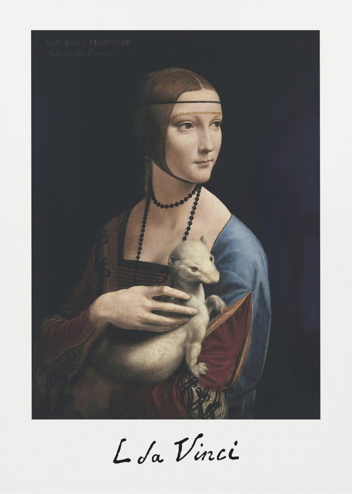 Lady With an Ermine (ca. 1490) - Poster / Art Print