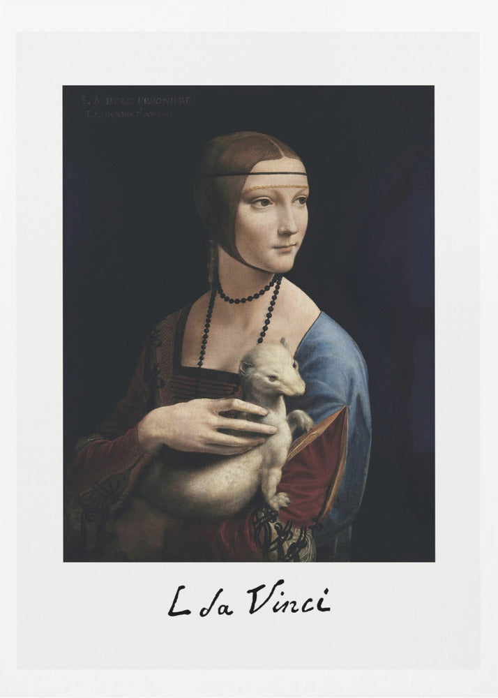 Lady With an Ermine (ca. 1490) - Poster / Art Print