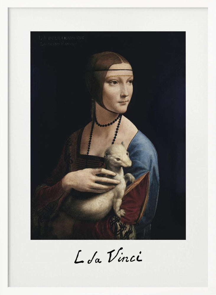 Lady With an Ermine (ca. 1490) - Poster / Art Print