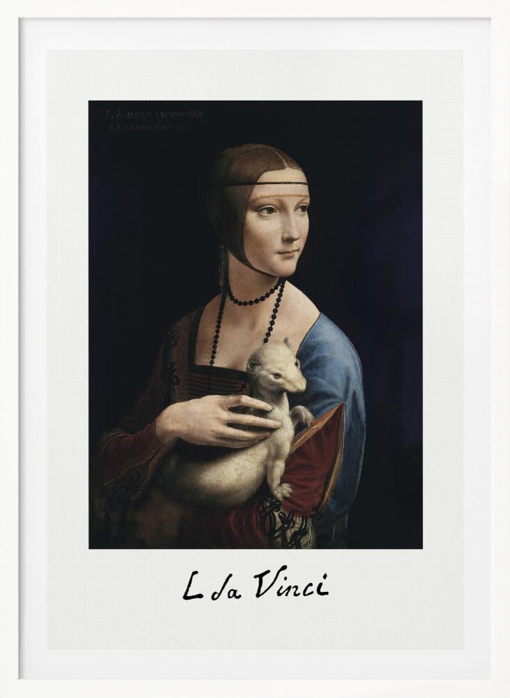 Lady With an Ermine (ca. 1490) - Poster / Art Print