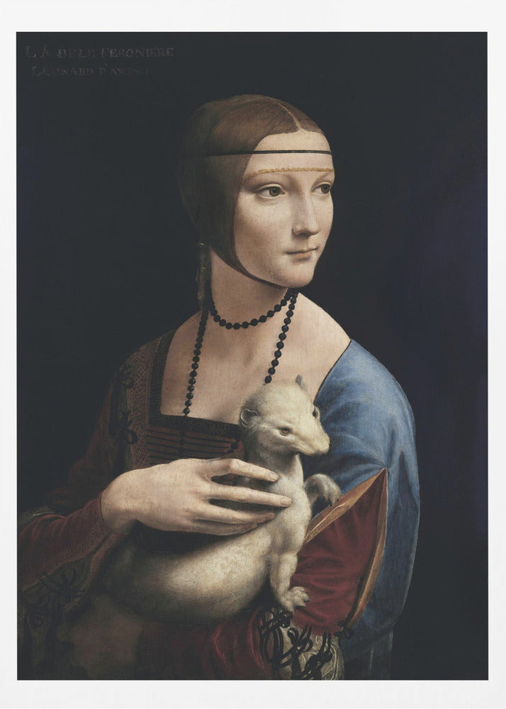 Lady With an Ermine (ca. 1490) - Poster / Art Print