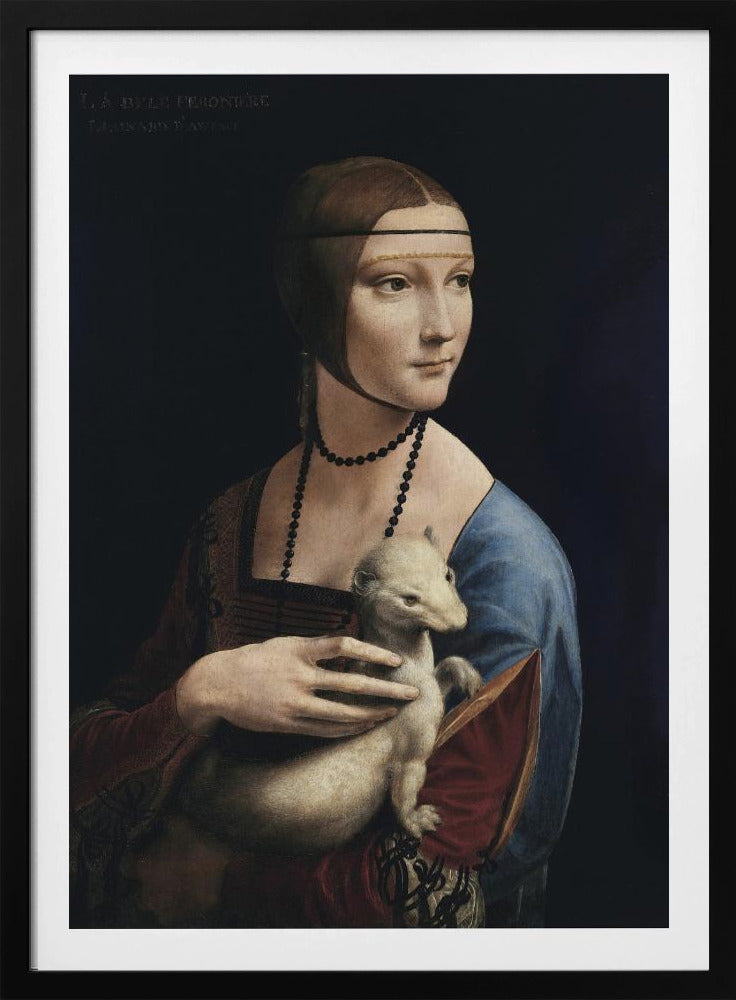 Lady With an Ermine (ca. 1490) - Poster / Art Print