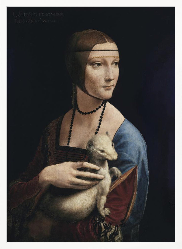 Lady With an Ermine (ca. 1490) - Poster / Art Print