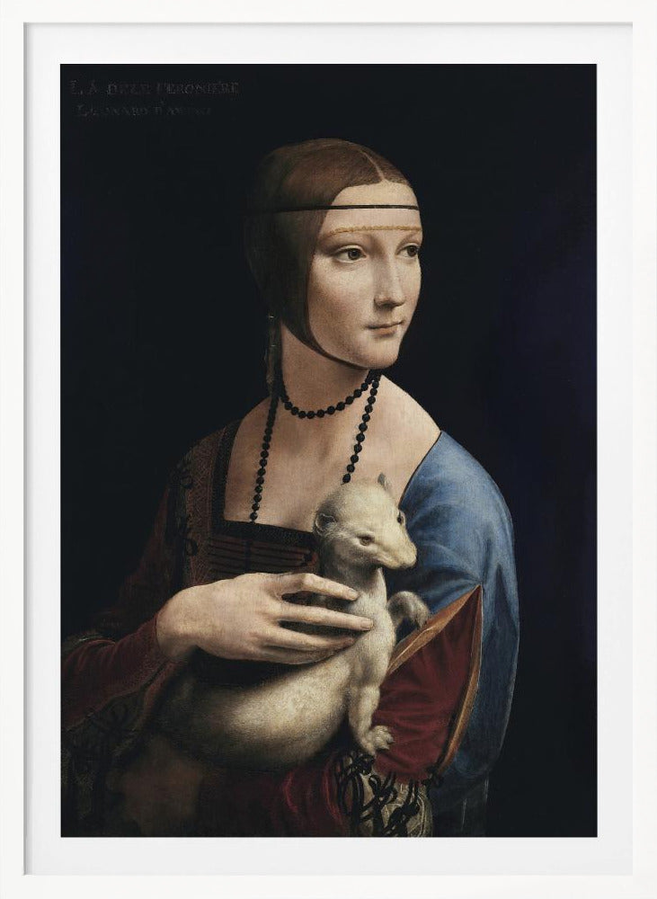 Lady With an Ermine (ca. 1490) - Poster / Art Print