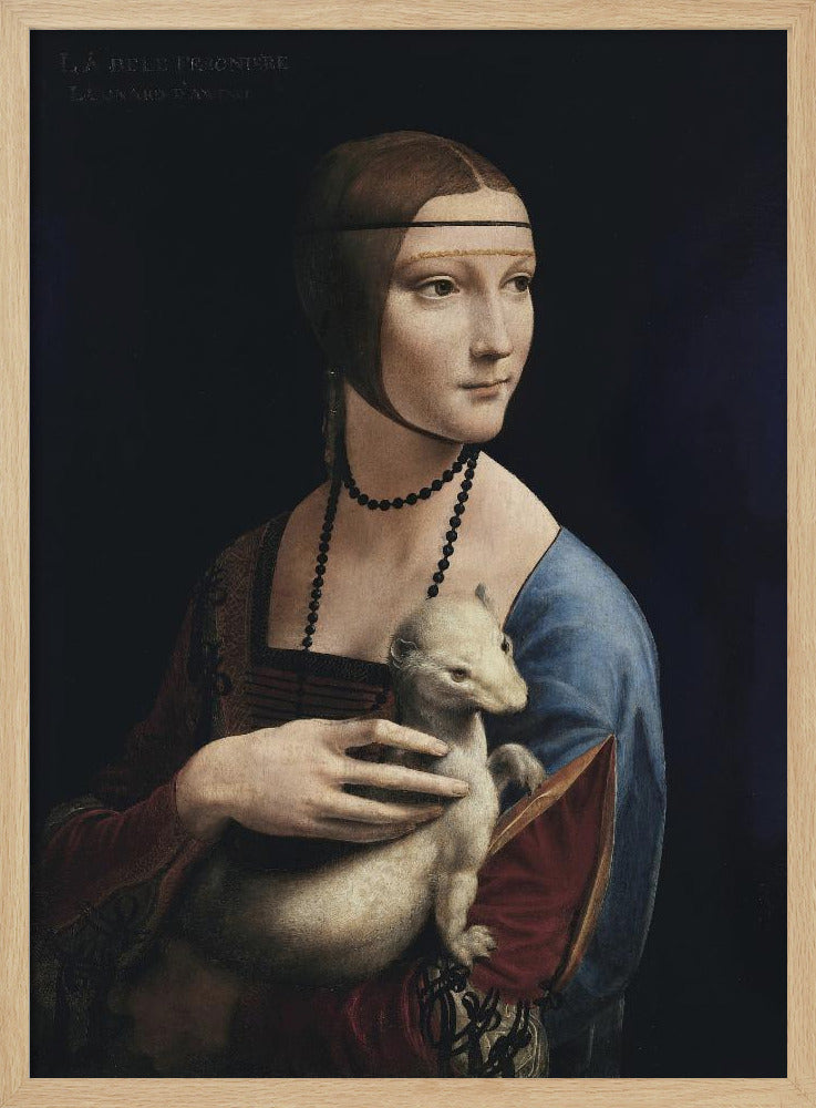 Lady With an Ermine (ca. 1490) - Poster / Art Print