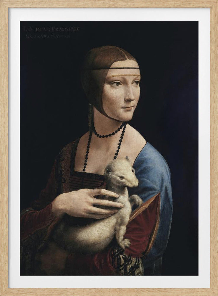 Lady With an Ermine (ca. 1490) - Poster / Art Print