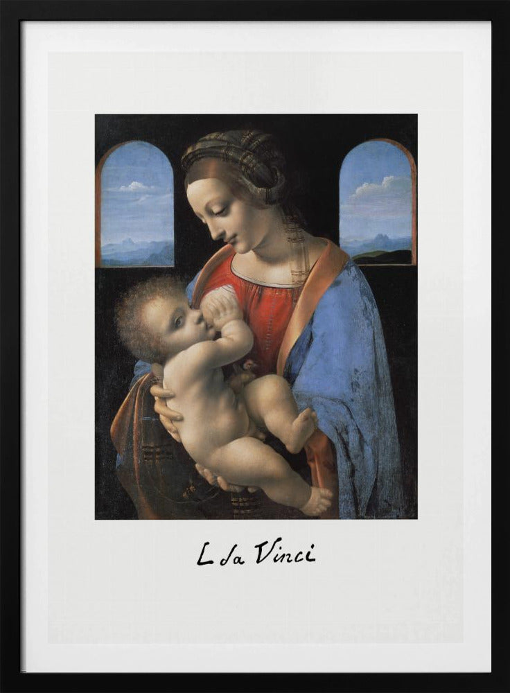 Madonna Litta (mid 1490s) - Poster / Art Print