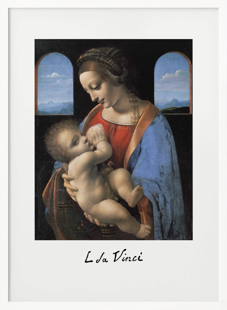 Madonna Litta (mid 1490s) - Poster / Art Print
