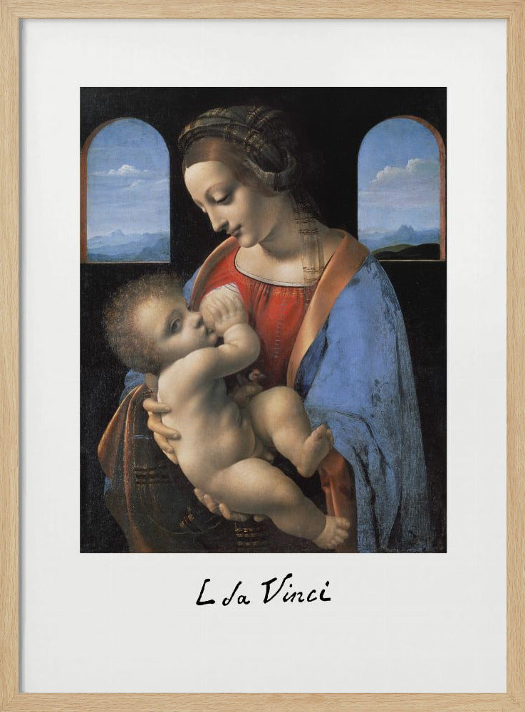 Madonna Litta (mid 1490s) - Poster / Art Print