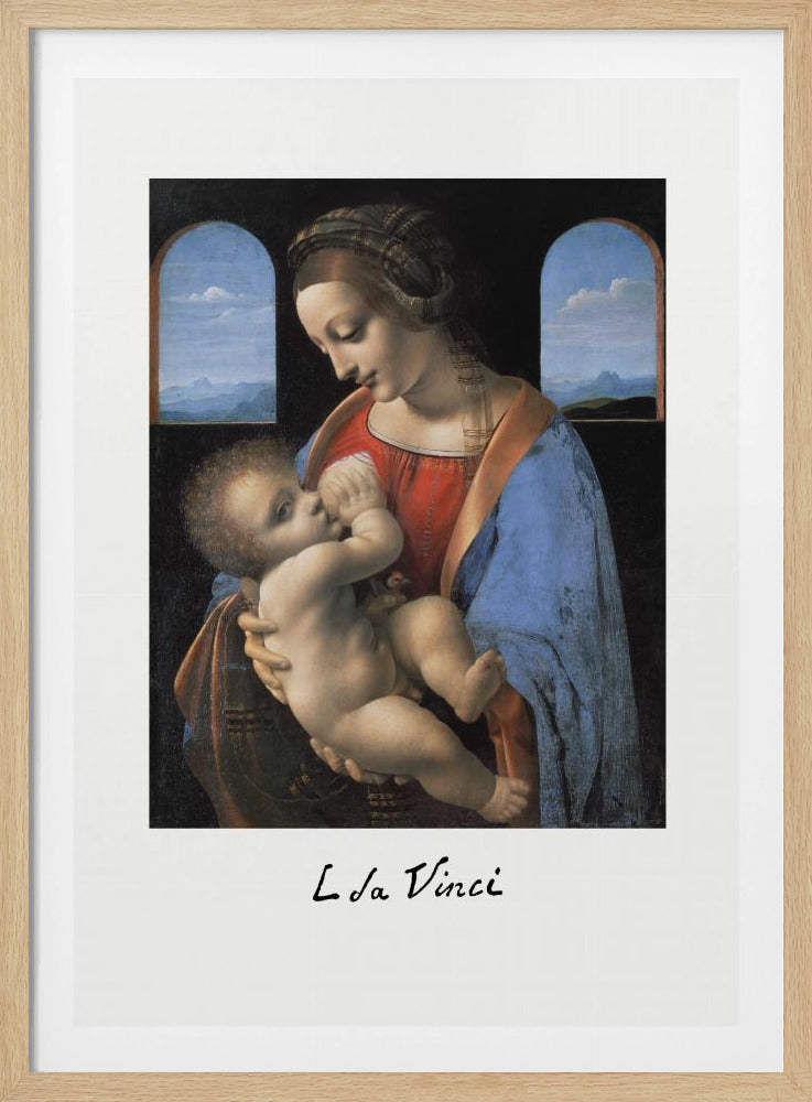 Madonna Litta (mid 1490s) - Poster / Art Print