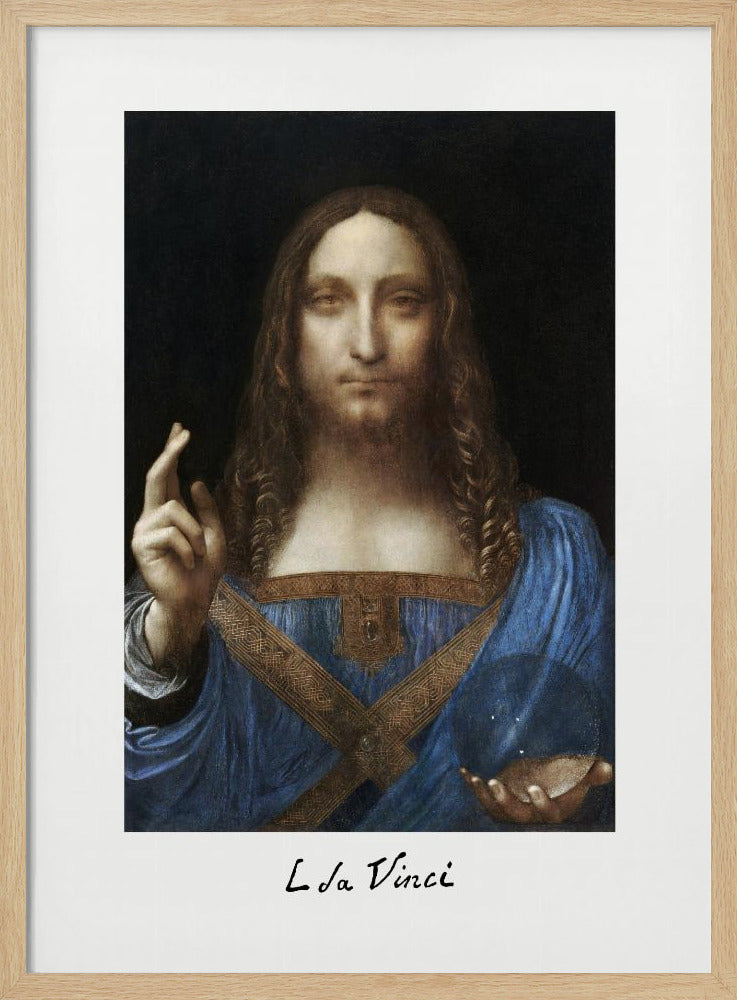 Salvator Mundi (circa 1500) - Poster / Art Print