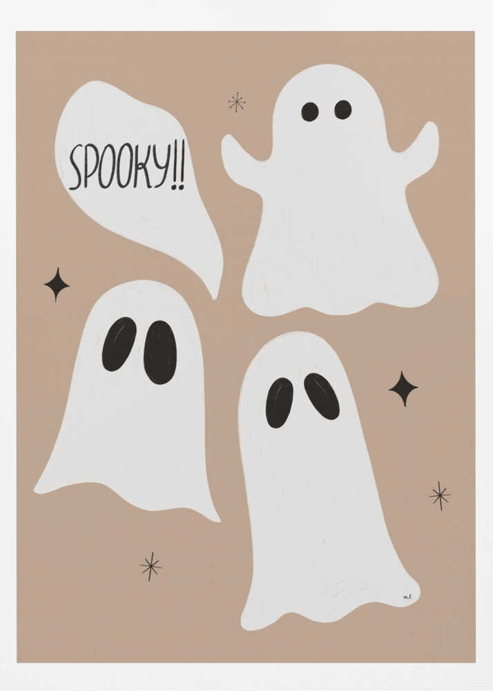 Spooky Ghosts - Poster / Art Print