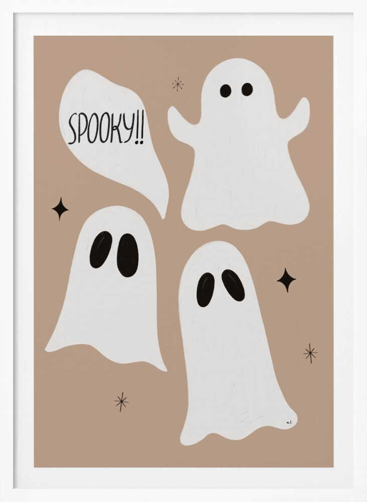 Spooky Ghosts - Poster / Art Print