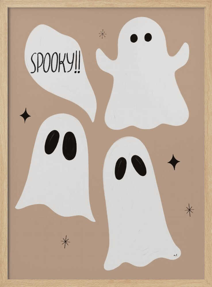 Spooky Ghosts - Poster / Art Print