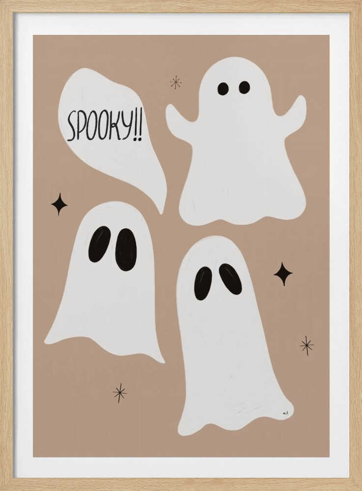Spooky Ghosts - Poster / Art Print