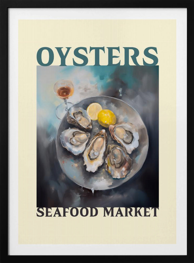 Oysters Seafood Market - Poster / Art Print