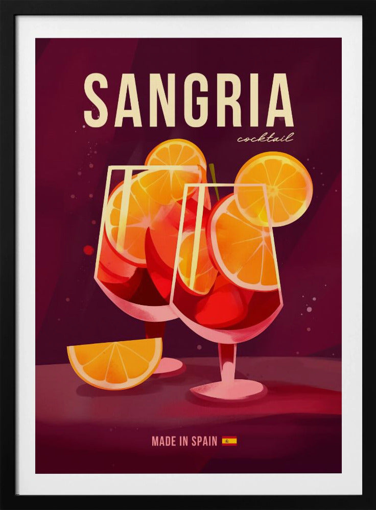 Sangria Cocktail - Poster / Art Print