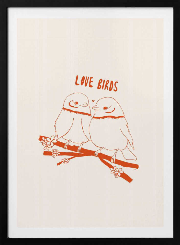 LOVEBIRDS - Poster / Art Print