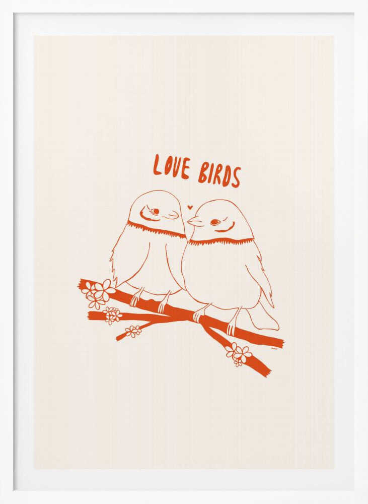 LOVEBIRDS - Poster / Art Print