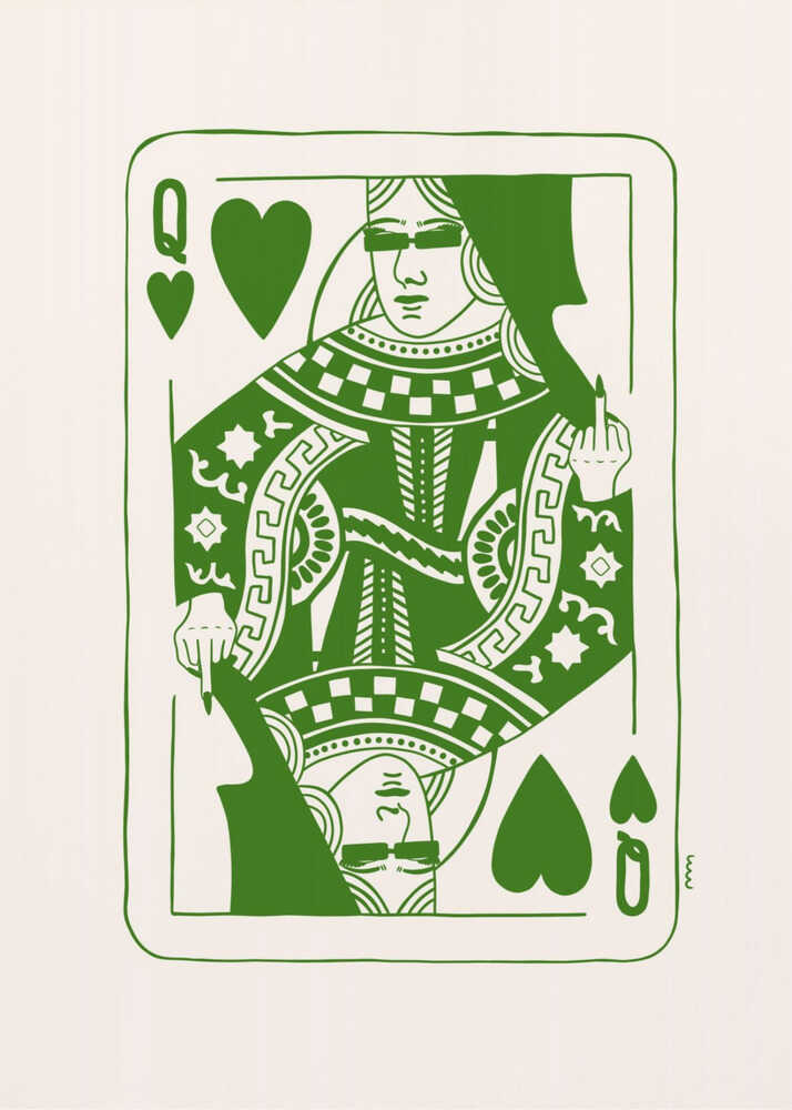 QUEEN OF BROKEN HEARTS - Poster / Art Print