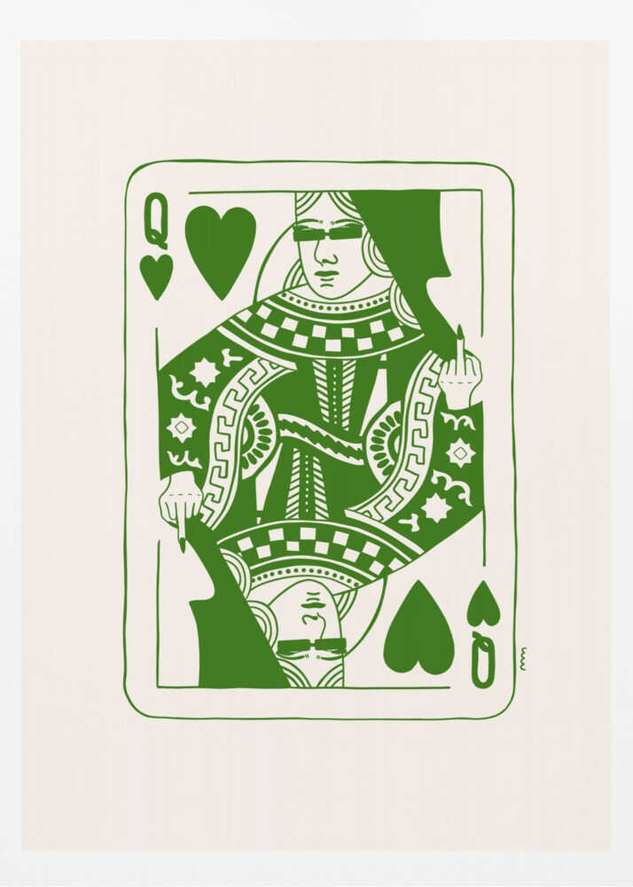 QUEEN OF BROKEN HEARTS - Poster / Art Print