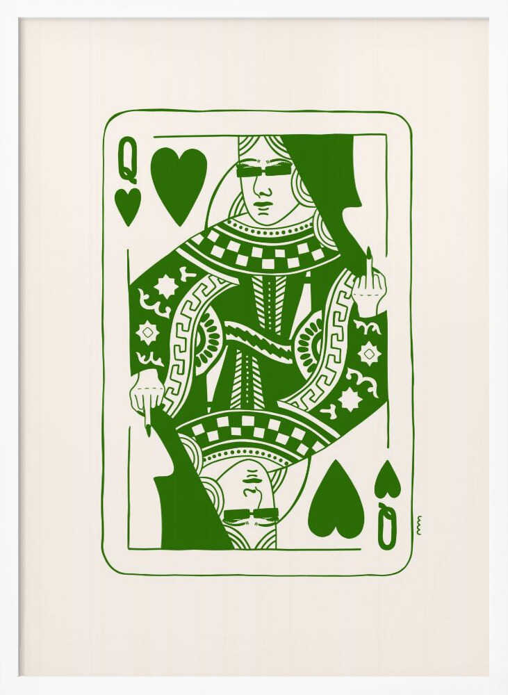 QUEEN OF BROKEN HEARTS - Poster / Art Print